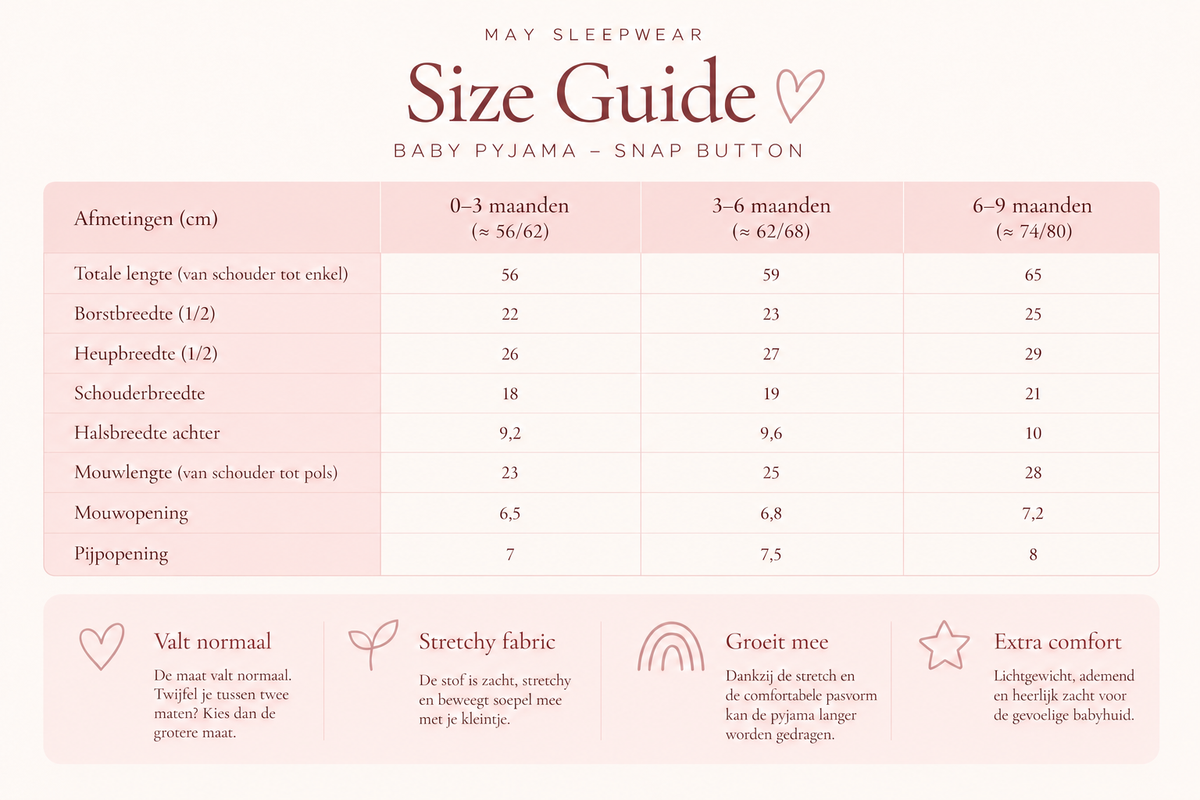 Pointelle babypyjama: Blossom