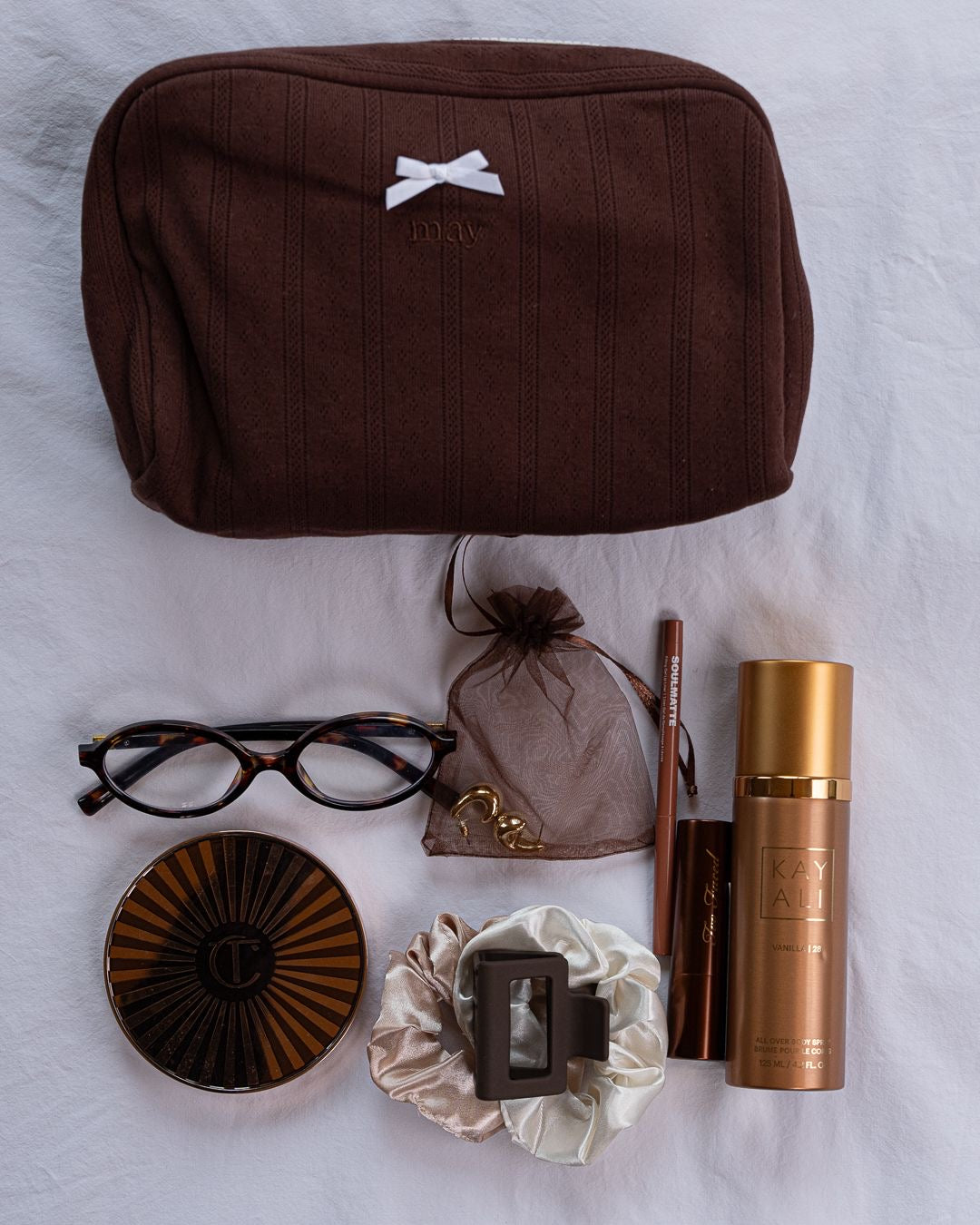 Pointelle Make-up Pouch